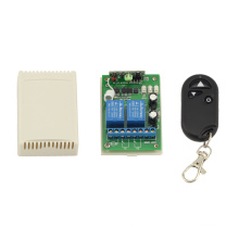 Motor Forward and Reverse 12V/24V 2-Channel Latched Learning Code Wireless Remote Control Switch